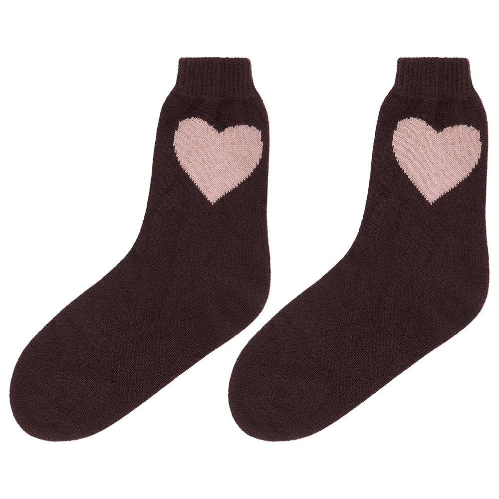 Cashmere Heart Socks