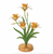 Meadow Walk Daffodil 14" Centerpiece Candelabra - Yellow
