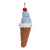 Ice Cream Cone Rope & Plush Dog Toy