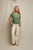 Delphine Satin Crew Neck Tee