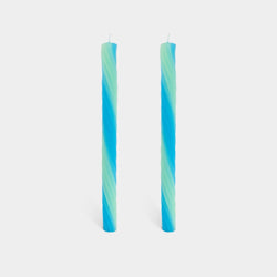 54 Celsius Rope Candle Sticks - Mint/Blue