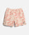 Mechanical Stretch 6" Swim Trunk - Coral Abstract Floral