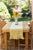 Yellow Ruffled Gingham Table Runner