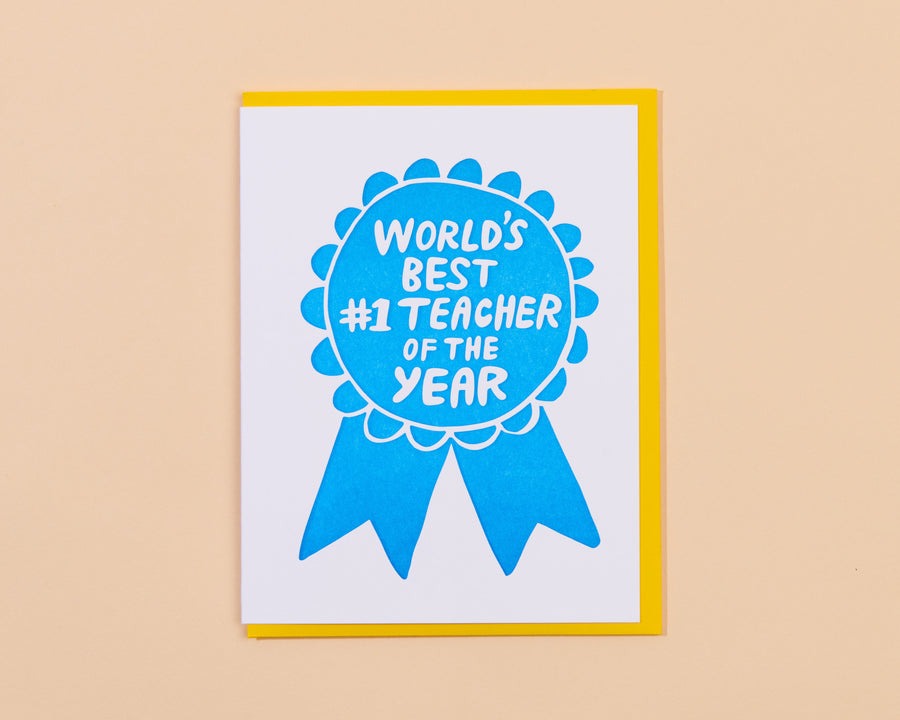 Teacher Ribbon Card