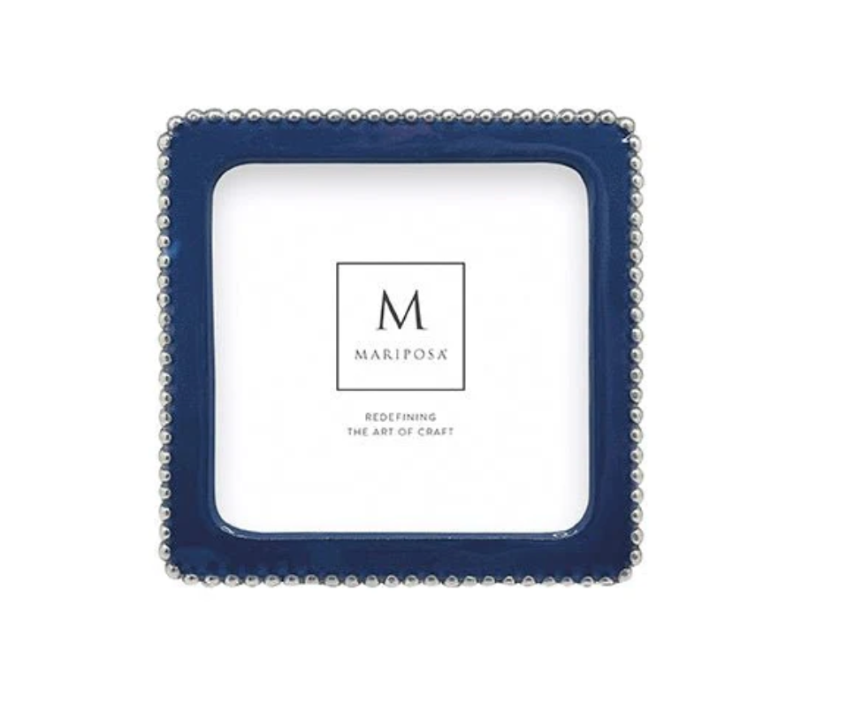 Beaded Blue Frame
