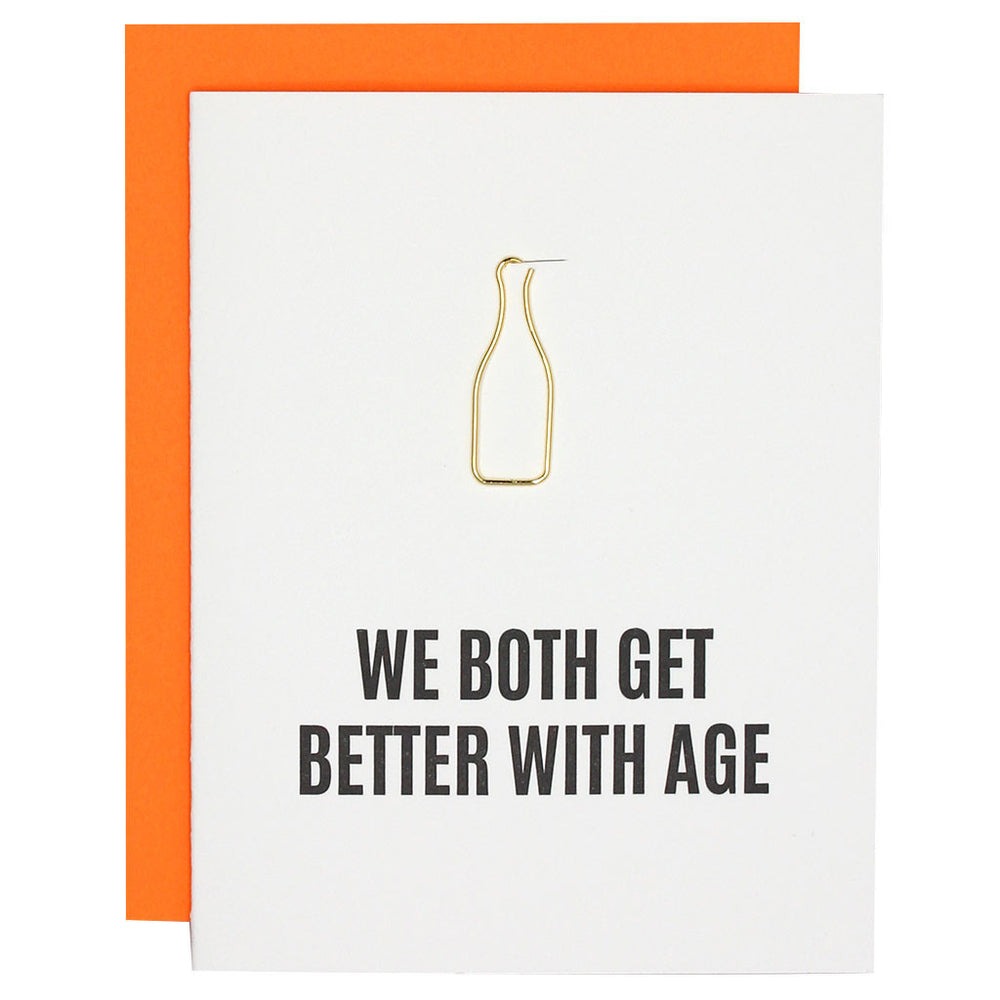 Get Better With Age Paperclip Card