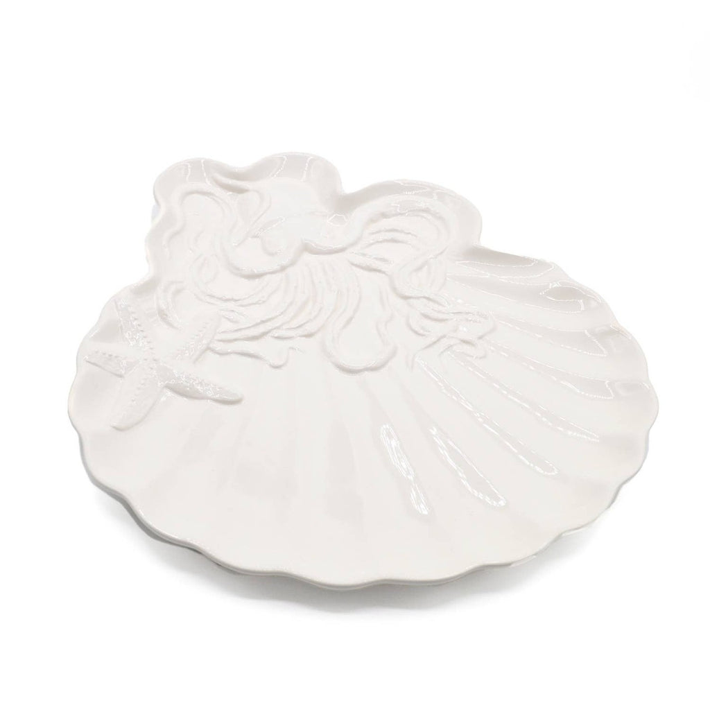 Shell & Octopus Serving Platter