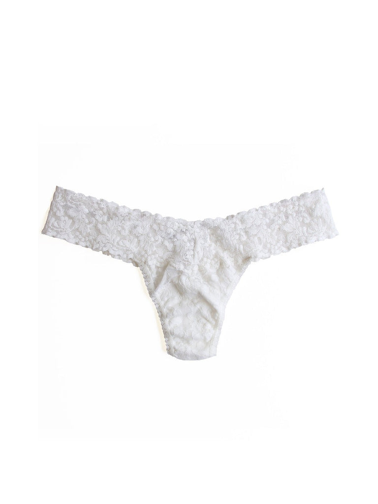 Signature Lace Low Rise Thong