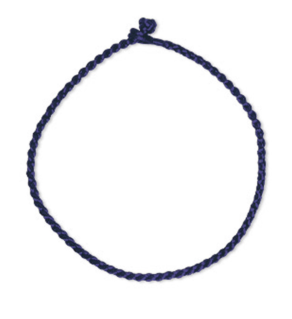 Twisted Nylon Cord Necklace