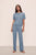 Pointelle Pant - Faded Denim