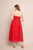 Torres Dress - Red Embroidered Eyelet