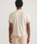 Stretch Selvage Resort Shirt - Natural/Coral