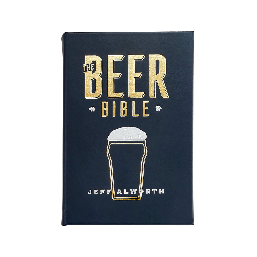 Leather Bonded The Beer Bible - Navy