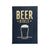Leather Bonded The Beer Bible - Navy