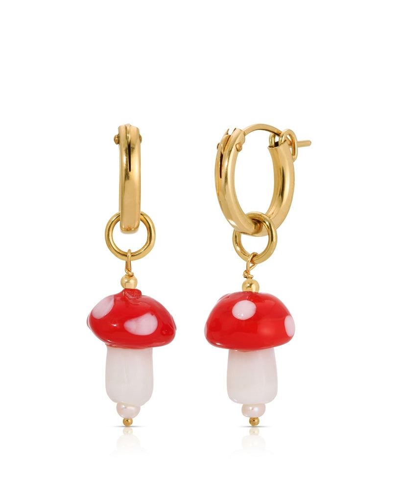 Botanik Hoops - Red/Gold