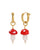 Botanik Hoops - Red/Gold