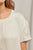Delphine Satin Crew Neck Tee