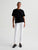 Mari High Rise Slim Straight - White
