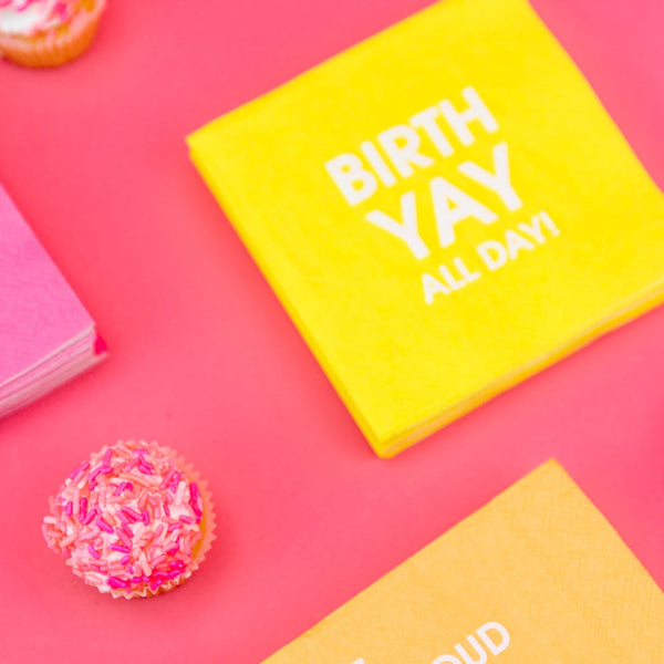 Chez Gagne Paper Napkins - Birthyay All Day