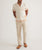 Stretch Selvage Resort Shirt - Natural/Coral