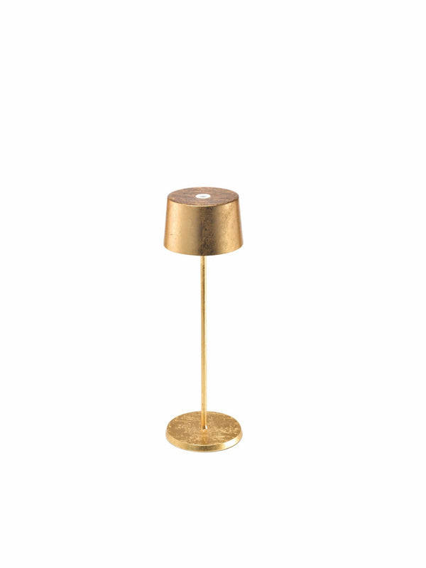 Olivia Table Lamp - Gold Leaf