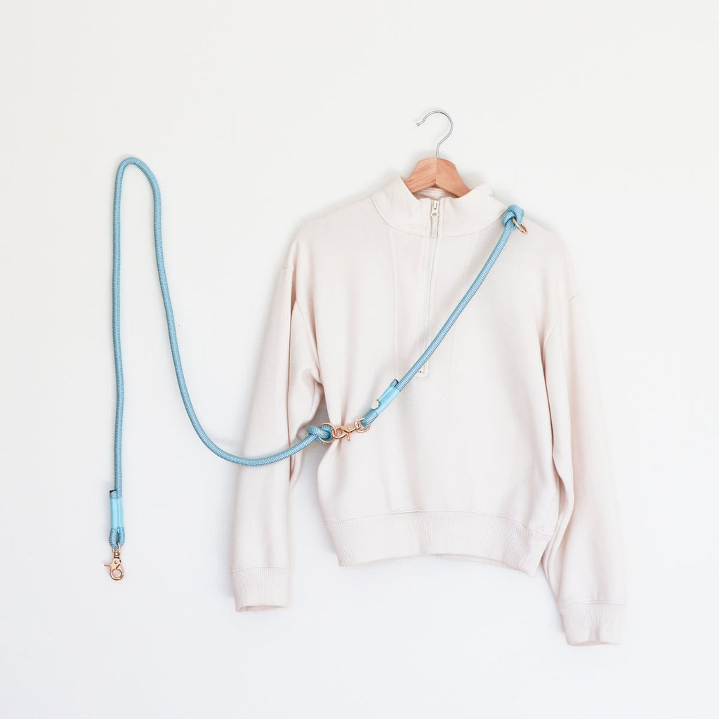 Hands Free Braided Rope Dog Leash