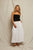 Bella Gauze Skirt - White