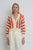 Luna Cardi - Ivory & Tomato