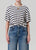 Goldie Tee - Azure Stripe