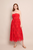 Torres Dress - Red Embroidered Eyelet