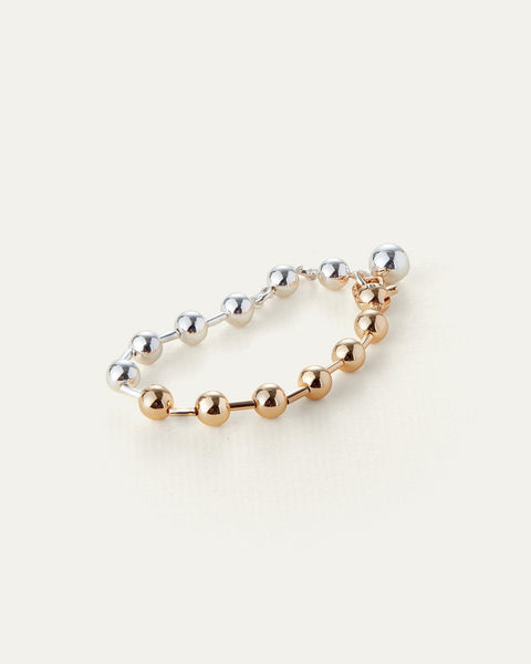 14K Yellow Gold 5mm bead bracelet