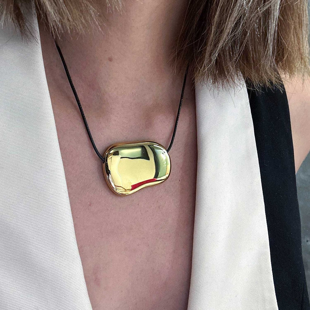 Linda Vegan Leather Chord Necklace