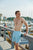 Men's Sunburst Print Bathing Suit