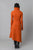 Cowl Dress - Orange