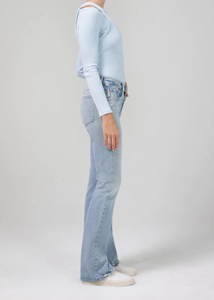 新品CITIZENS of HUMANITY24 EMANNUELLE Citizens of Humanity Emannuelle Low Rise Boot in Celestine