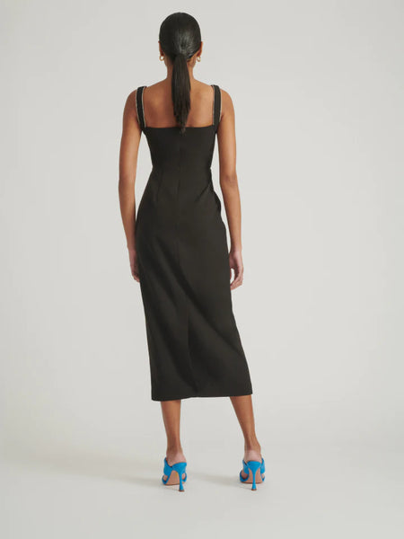 Saloni Rachel C Dress Black Nell
