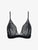 Butter + Lace Triangle Bralette - Black