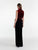 Fleur Velvet Top - Ombre Rouge