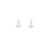 Mini Anchor Stud Earrings - Silver