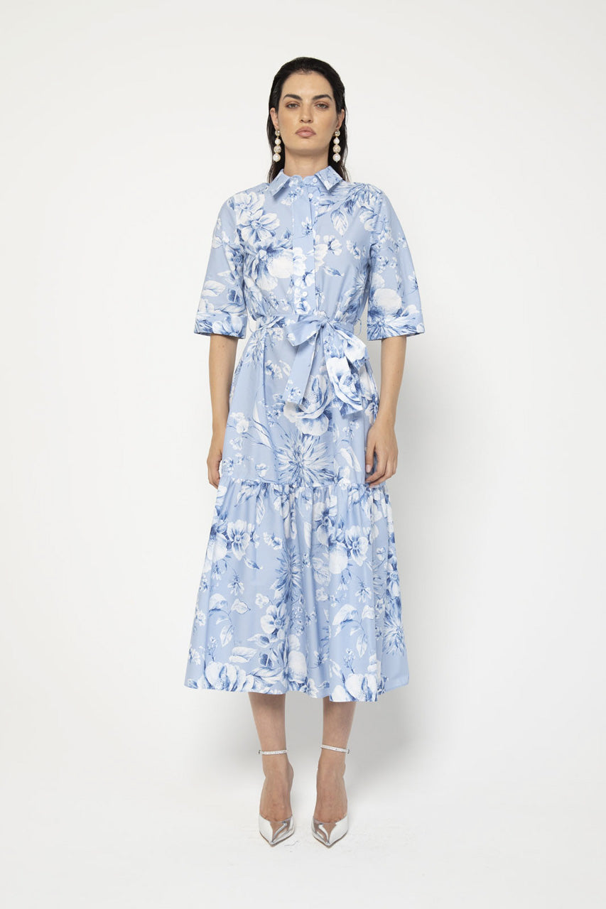 Zara Dress - Blue Floral Nell Zara Dress - Blue Floral Nell
