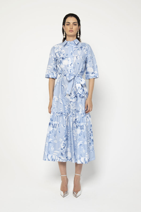 Zara Dress - Blue Floral