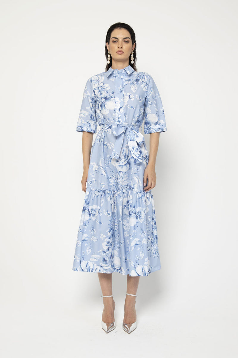 LAVI Zara Dress - Blue Floral