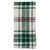 Plaid Cotton Napkin Set - White/Green