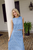 Sail to Sable Blue Shell Eyelet Top