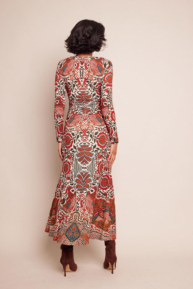 Maisy Dress - Turtledove Luxor