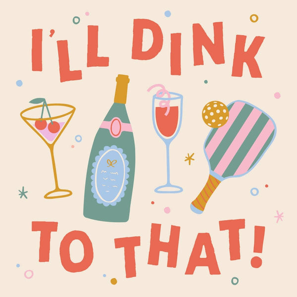 Pickleball Cocktail Napkins