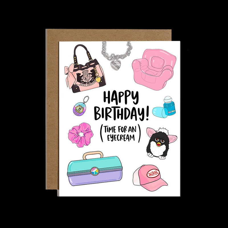 Brittany Paige 90s Girl Birthday Card