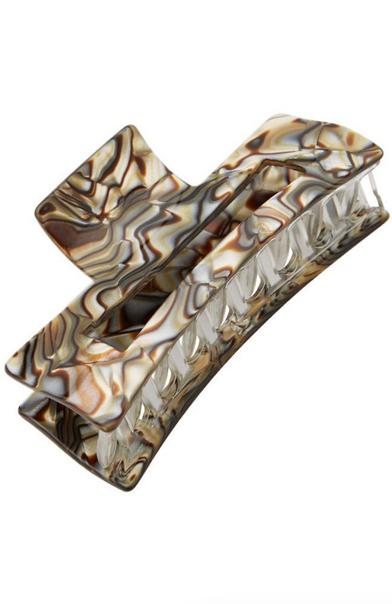 Large Cutout Rectangle Classic Jaw Clip
