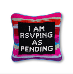 RSVP Needlepoint Pillow