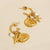 Marley Shell Earrings - Gold